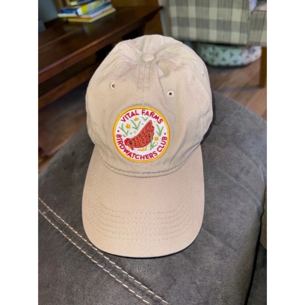 Vital Farms Birdwatchers Club Tan Cap Hat